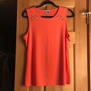 Sleeveless Anne Klein blouse never worn